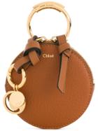 Chloé Round Coin Purse - Brown