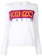 Kenzo Logo Patch Jumper - White