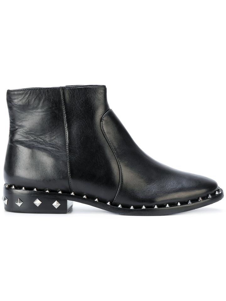 Schutz Studded Chelsea Boots - Black