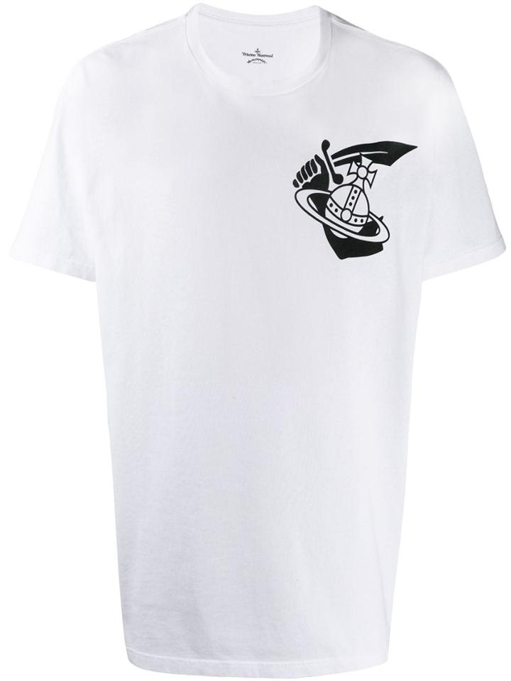 Vivienne Westwood Anglomania Arm & Cutlass T-shirt - White
