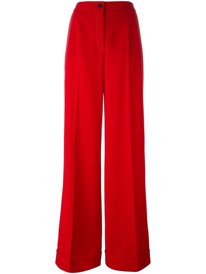 Dolce & Gabbana Stitch Detail Palazzo Pants