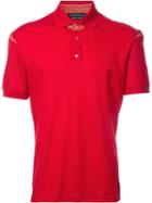 Alexander Mcqueen Printed Insert Polo Shirt, Men's, Size: Medium, Red, Cotton