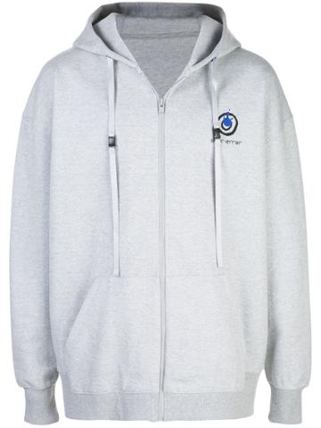 Ader Error 10 Corso A Zip Hoodie - Grey