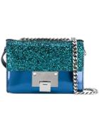 Jimmy Choo Glittered Mini Rebel Bag - Blue