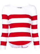 Moschino Striped Sweatshirt - White