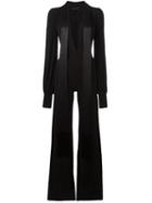 Plein Sud Plunge Jumpsuit, Women's, Size: 40, Black, Silk/spandex/elastane/viscose