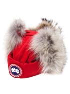 Canada Goose Aviator Hat, Men's, Size: S/m, Red, Polyester/cotton/other Fibres
