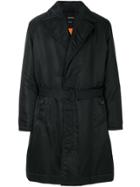 Calvin Klein 205w39nyc Fitted Trench Coat - Black
