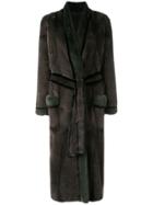 Liska Belted Coat - Grey