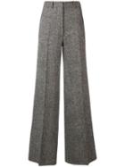 Victoria Beckham High Waisted Wide Leg Trousers - Black