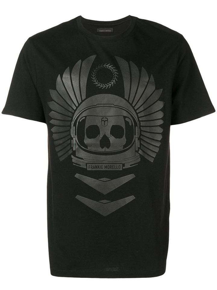 Frankie Morello Racer Skull T-shirt - Black