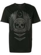 Frankie Morello Racer Skull T-shirt - Black