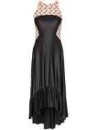 Marine Serre Moon Print Open-back Dress - Black