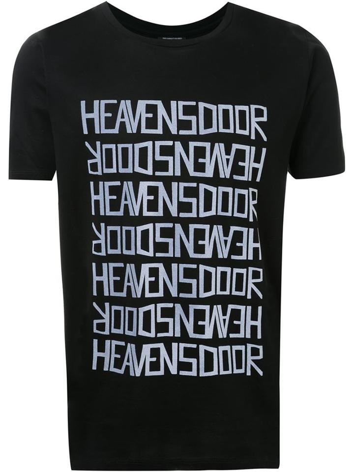 Fad Three Heavens Door T-shirt, Men's, Size: M, Black, Cotton