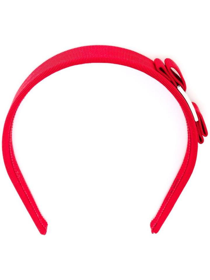 Salvatore Ferragamo 'vara' Headband, Women's, Red, Cotton/plastic/rayon/metal (other)