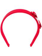 Salvatore Ferragamo 'vara' Headband, Women's, Red, Cotton/plastic/rayon/metal (other)