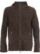 Giorgio Brato Zip Hooded Jacket - Brown