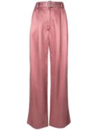 Sies Marjan Blanche Twill Satin Trousers - Pink