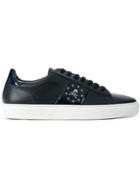 Philipp Plein Skull Studded Low-top Sneakers - Blue