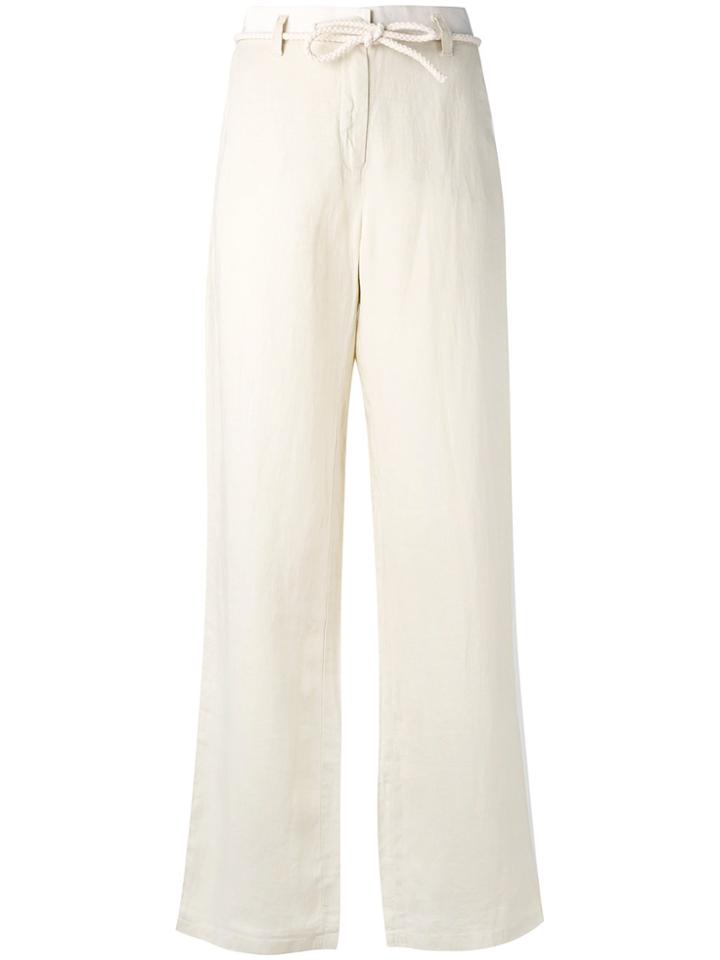 Armani Jeans Wide-leg Trousers - Nude & Neutrals