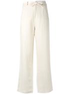 Armani Jeans Wide-leg Trousers - Nude & Neutrals