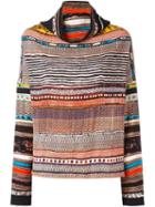 Anntian 'nicky' Jacquard Jumper, Women's, Size: Medium, Silk/virgin Wool