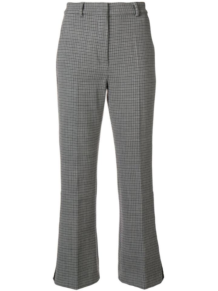 Sportmax Houndstooth Trousers - Grey