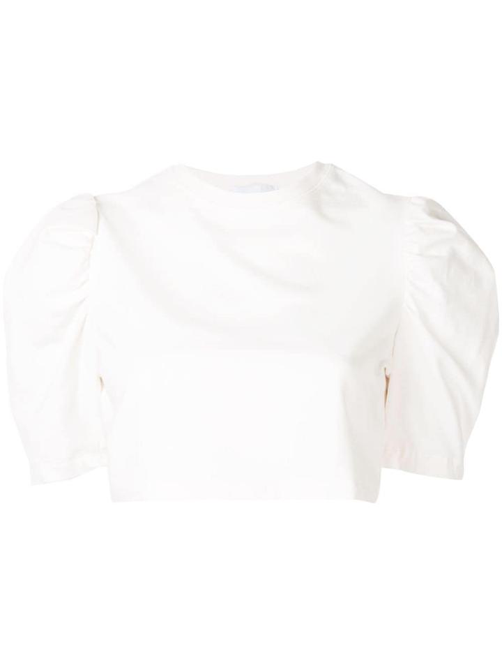 Alice Mccall Bluesy Cropped Top - White