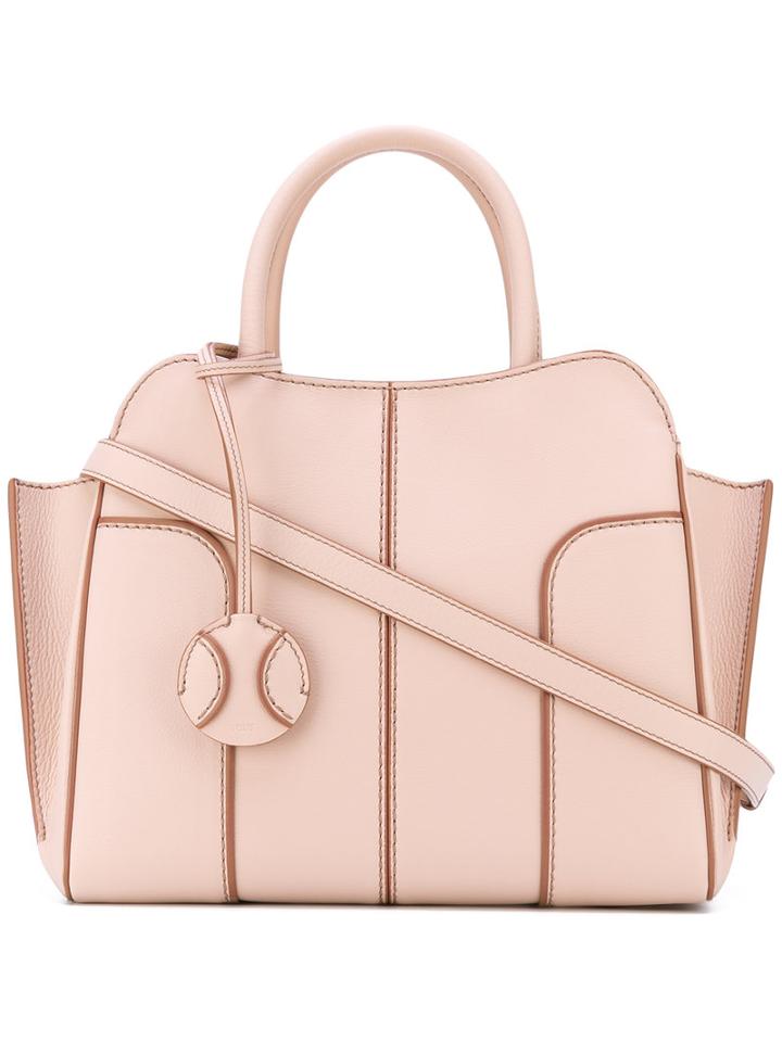 Tod's - Detachable Strap Tote - Women - Leather - One Size, Nude/neutrals, Leather