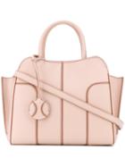 Tod's - Detachable Strap Tote - Women - Leather - One Size, Nude/neutrals, Leather