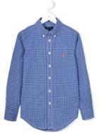 Ralph Lauren Kids Gingham Shirt, Boy's, Size: 10 Yrs, Blue