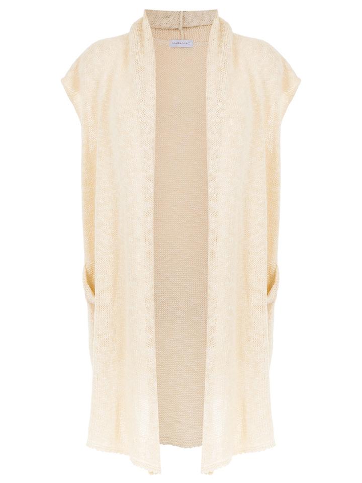 Mara Mac Knit Coat - Nude & Neutrals