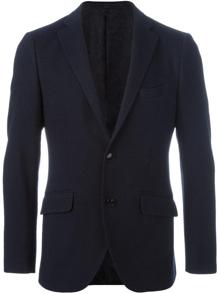 Etro Two Button Blazer - Blue