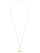 Jw Anderson U-shaped Pendant Necklace - Metallic