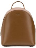 Dkny Leather Backpack - Brown