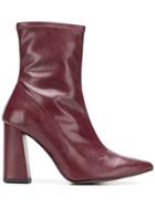 Rebecca Minkoff Peg Ankle Boots - Red