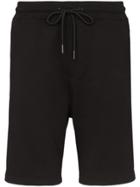 Moncler Logo Patch Side-zip Shorts - Black