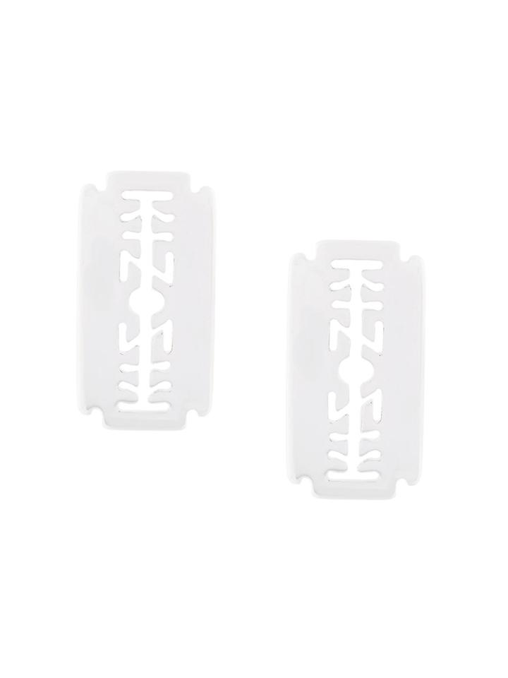 Ktz Razor Earrings - Metallic