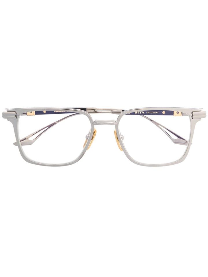 Dita Eyewear Interchangeable Temple Glasses - Silver