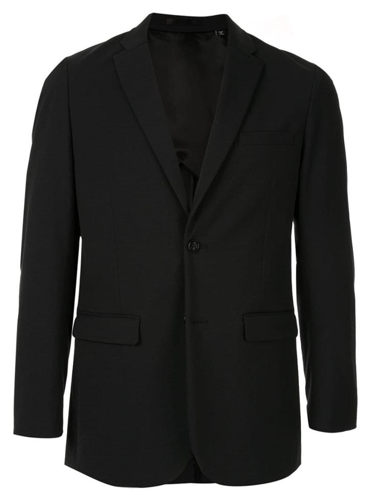 Knott Men Fitted Blazer Jacket - Black