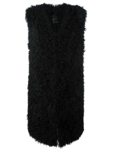 Ravn Fur Vest, Women's, Size: 38, Black, Lamb Fur