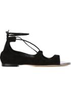 Jimmy Choo Vernie Sandals, Women's, Size: 37, Black, Leather/suede
