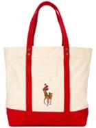 Polo Ralph Lauren - Embroidered Logo Shoulder Bag - Men - Cotton - One Size, Nude/neutrals, Cotton