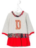 Diesel Kids - Tiered Sweatshirt Dress - Kids - Cotton - 24 Mth, Grey
