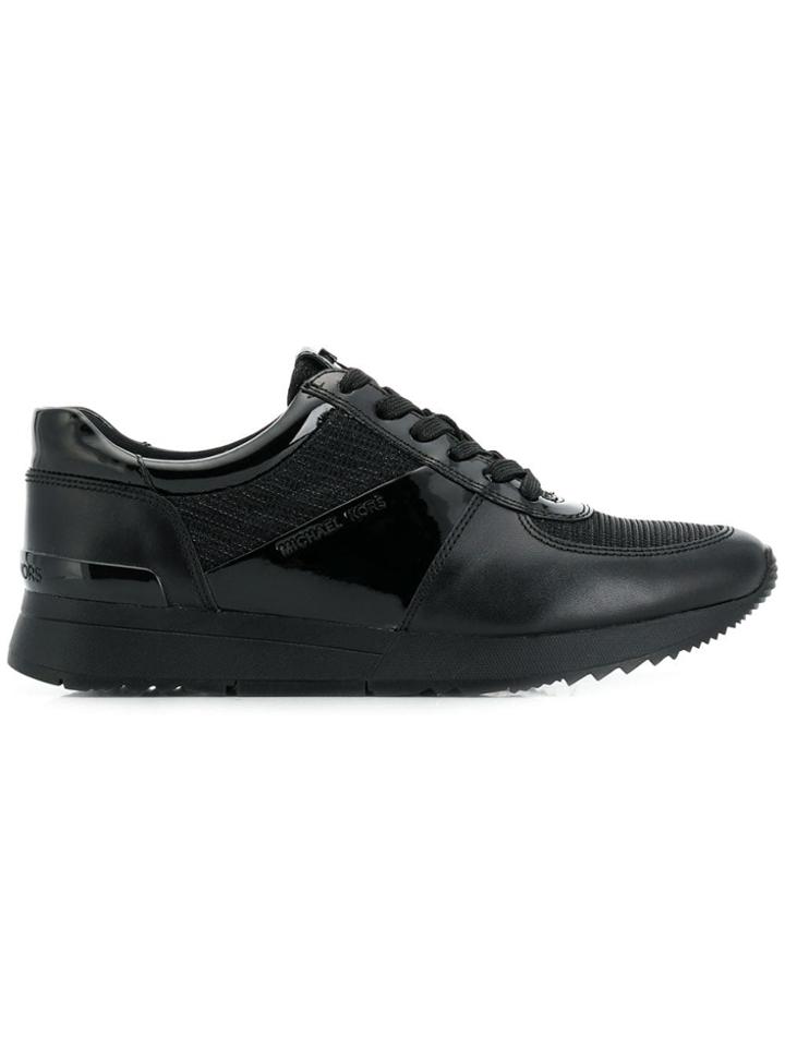 Michael Kors Engraved Logo Sneakers - Black