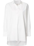 Nili Lotan Oversized Shirt, Women's, Size: Large, White, Cotton