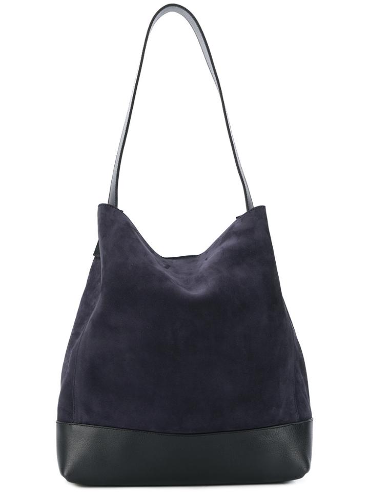 Closed Slouchy Shoulder Bag - Blue