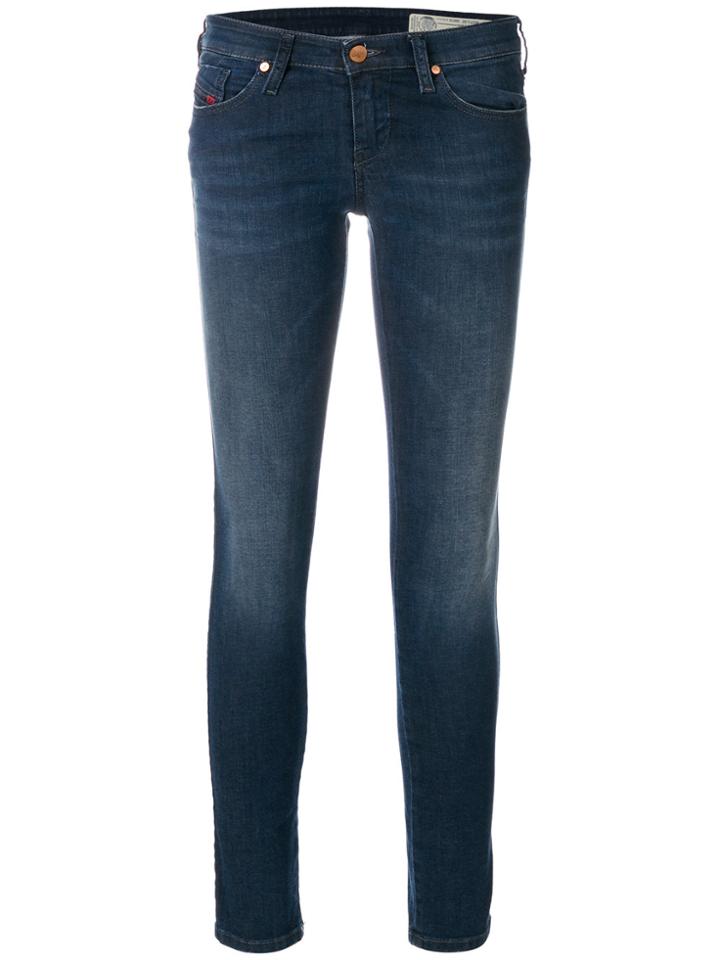 Diesel Low Rise Skinny Jeans - Blue