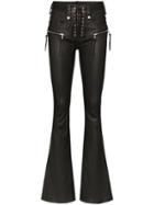 Unravel Project High Waist Flared Trousers - Black