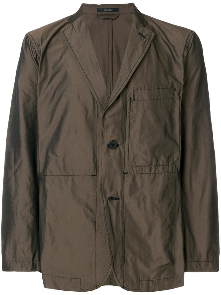 Issey Miyake Oversized Suit Jacket - Brown